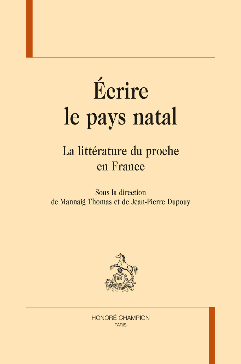 ÉCRIRE LE PAYS NATAL