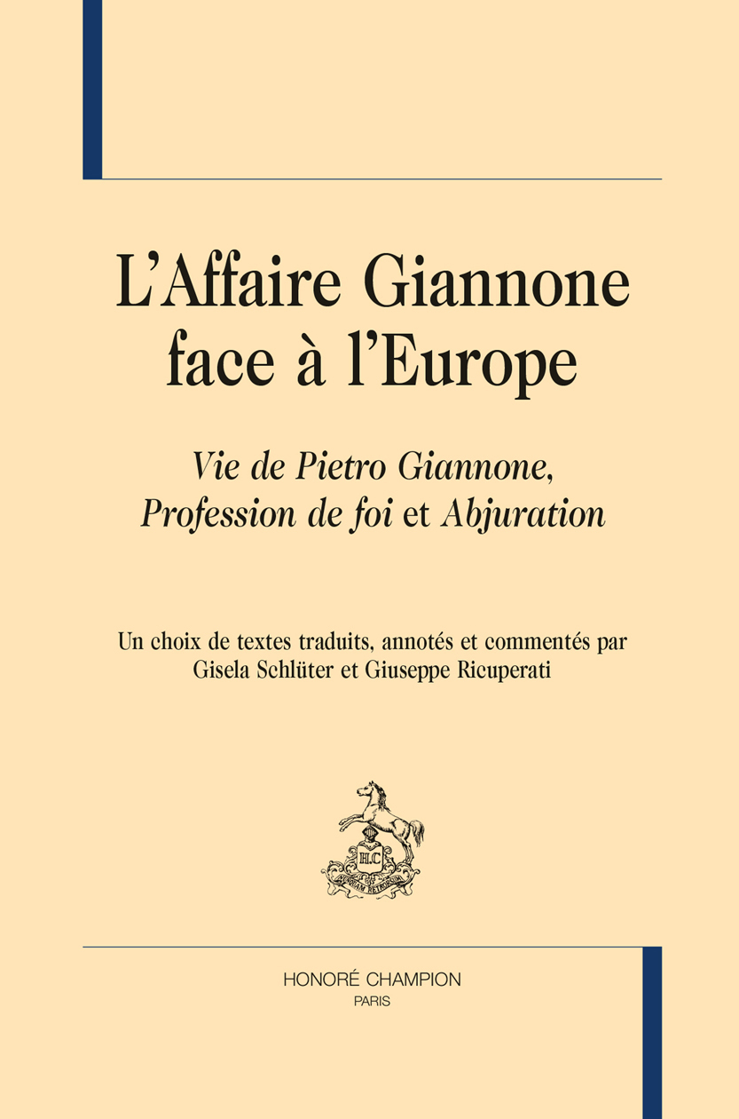 L'affaire Giannone face à l'Europe