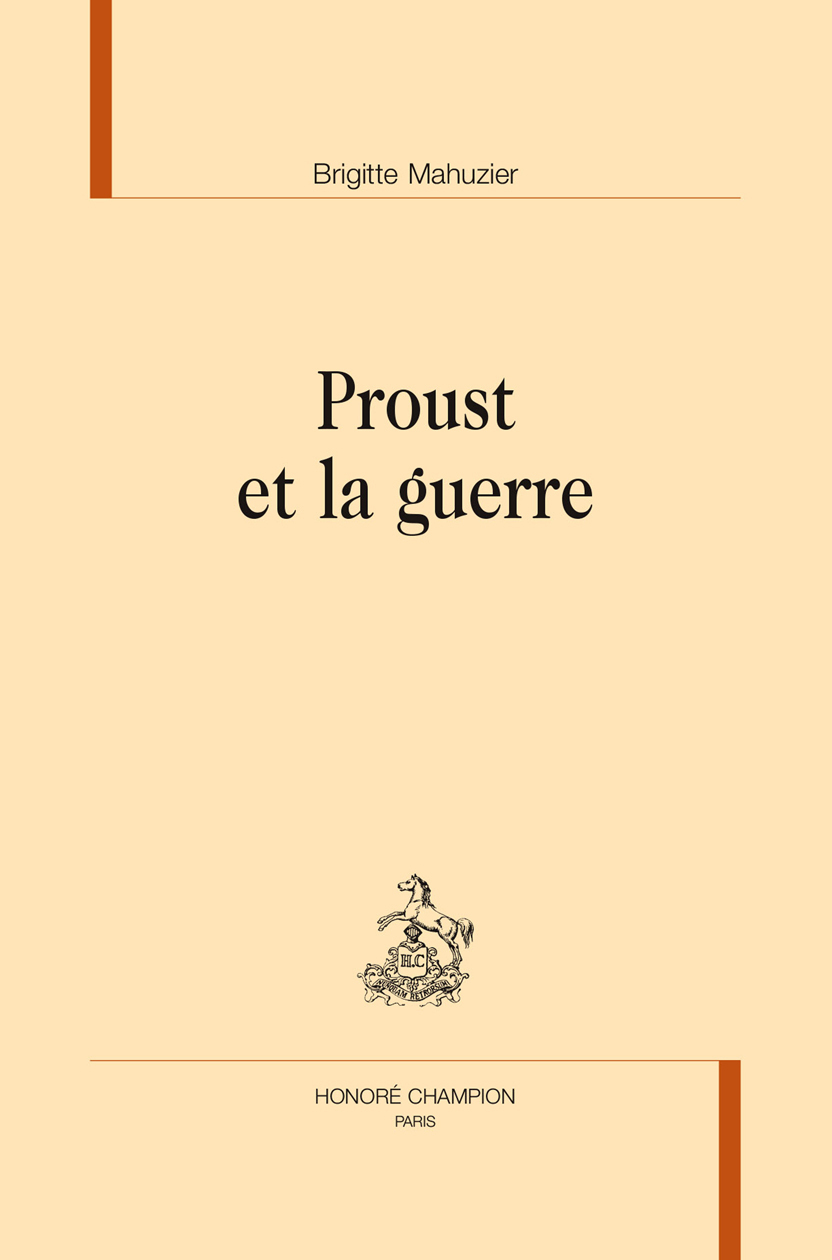 Proust et la guerre