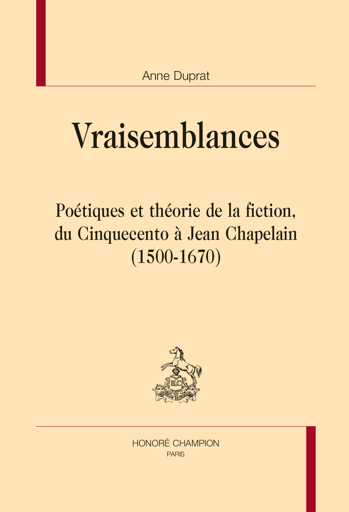 VRAISEMBLANCES