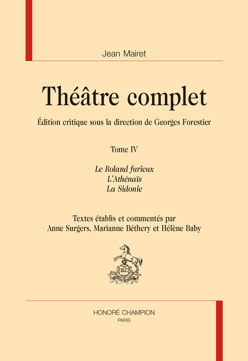 Théâtre complet. T4 (et dernier).