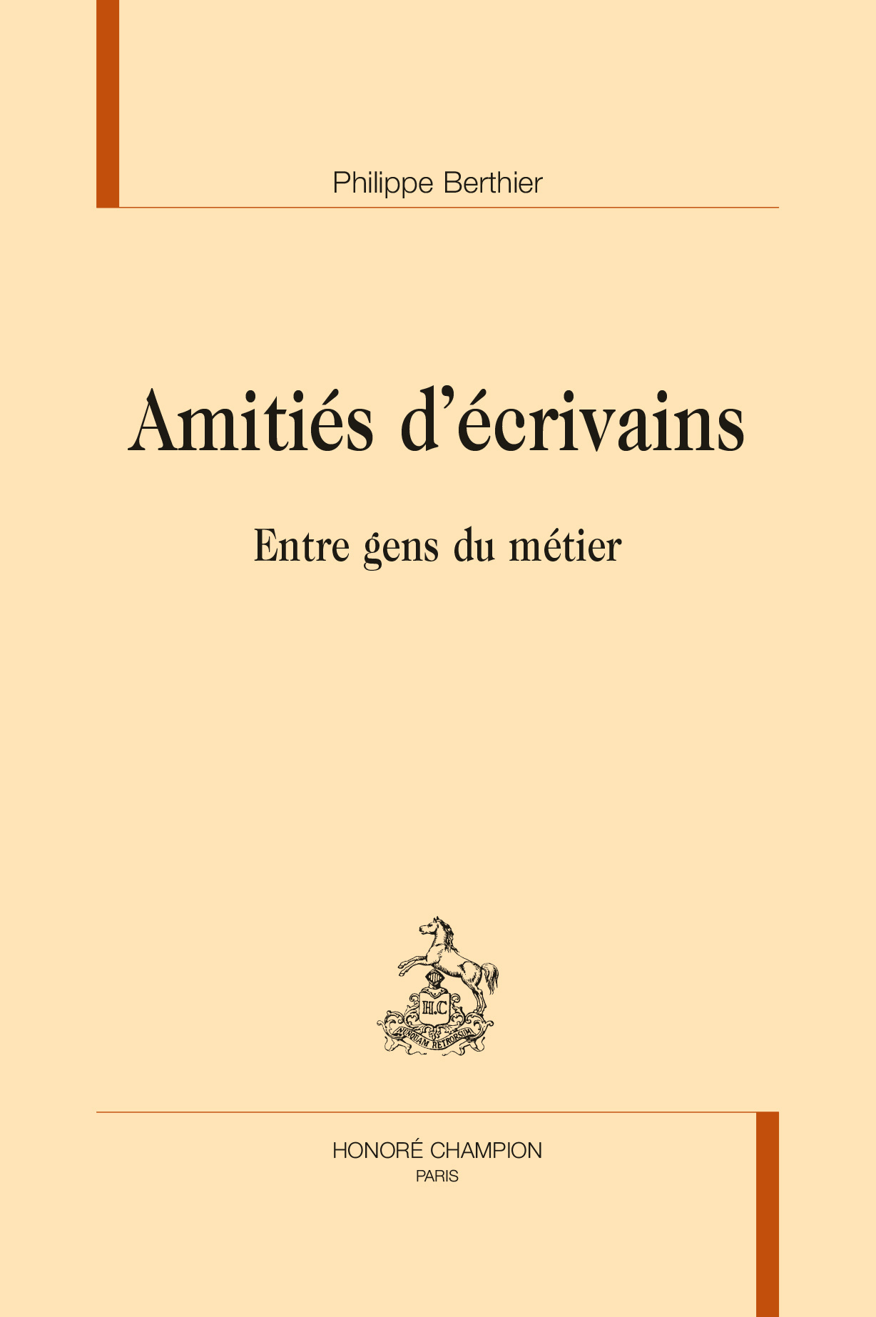 AMITIÉS D'ÉCRIVAINS
