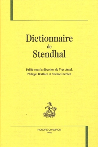 Dictionnaire de Stendhal