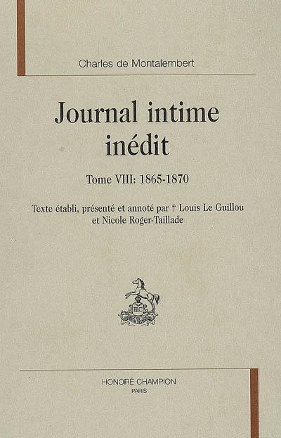 Journal intime inédit T8 et dernier