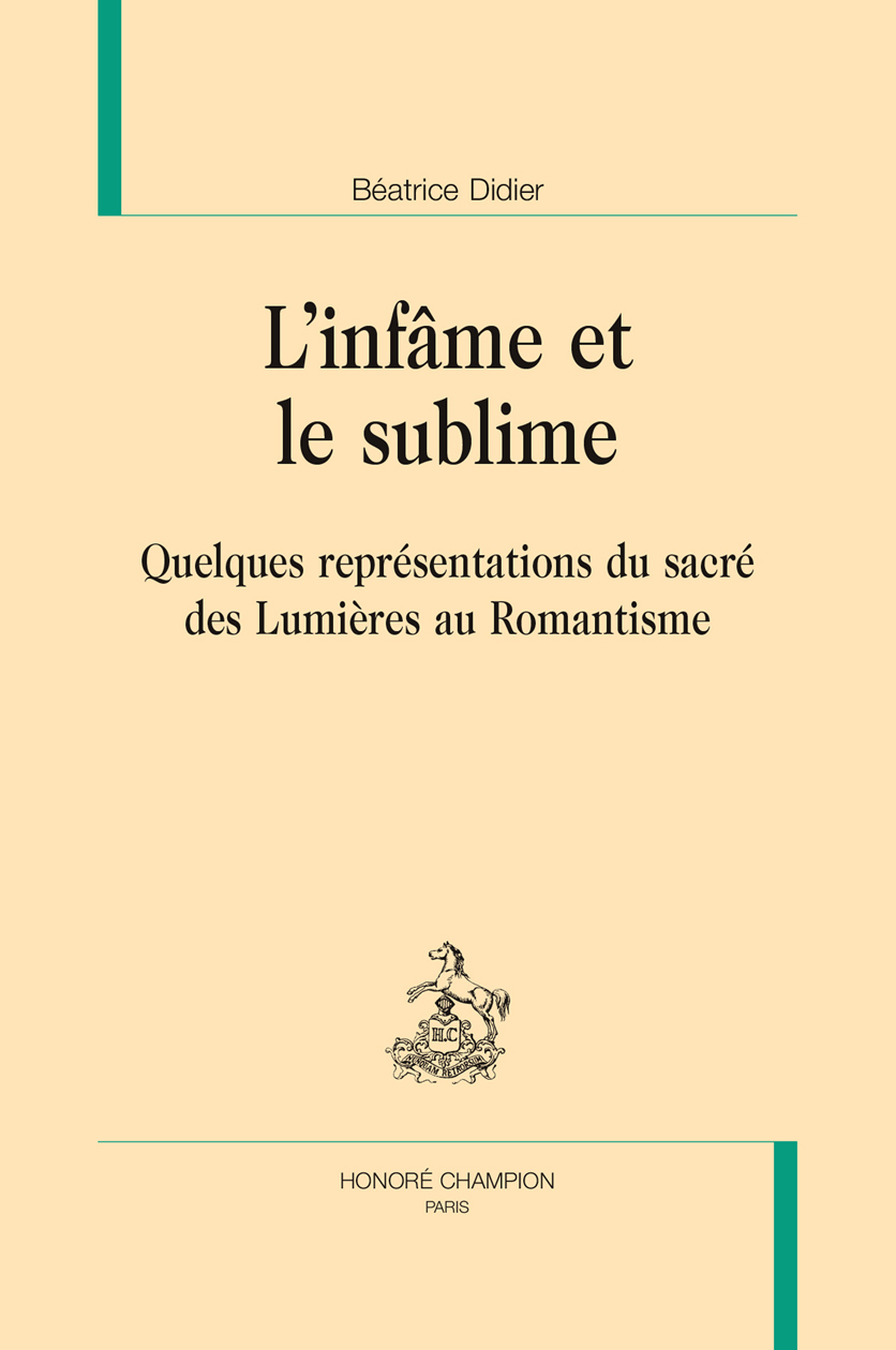 L'infâme et le sublime