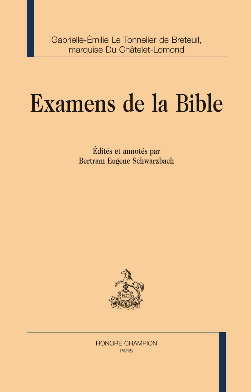 EXAMENS DE LA BIBLE