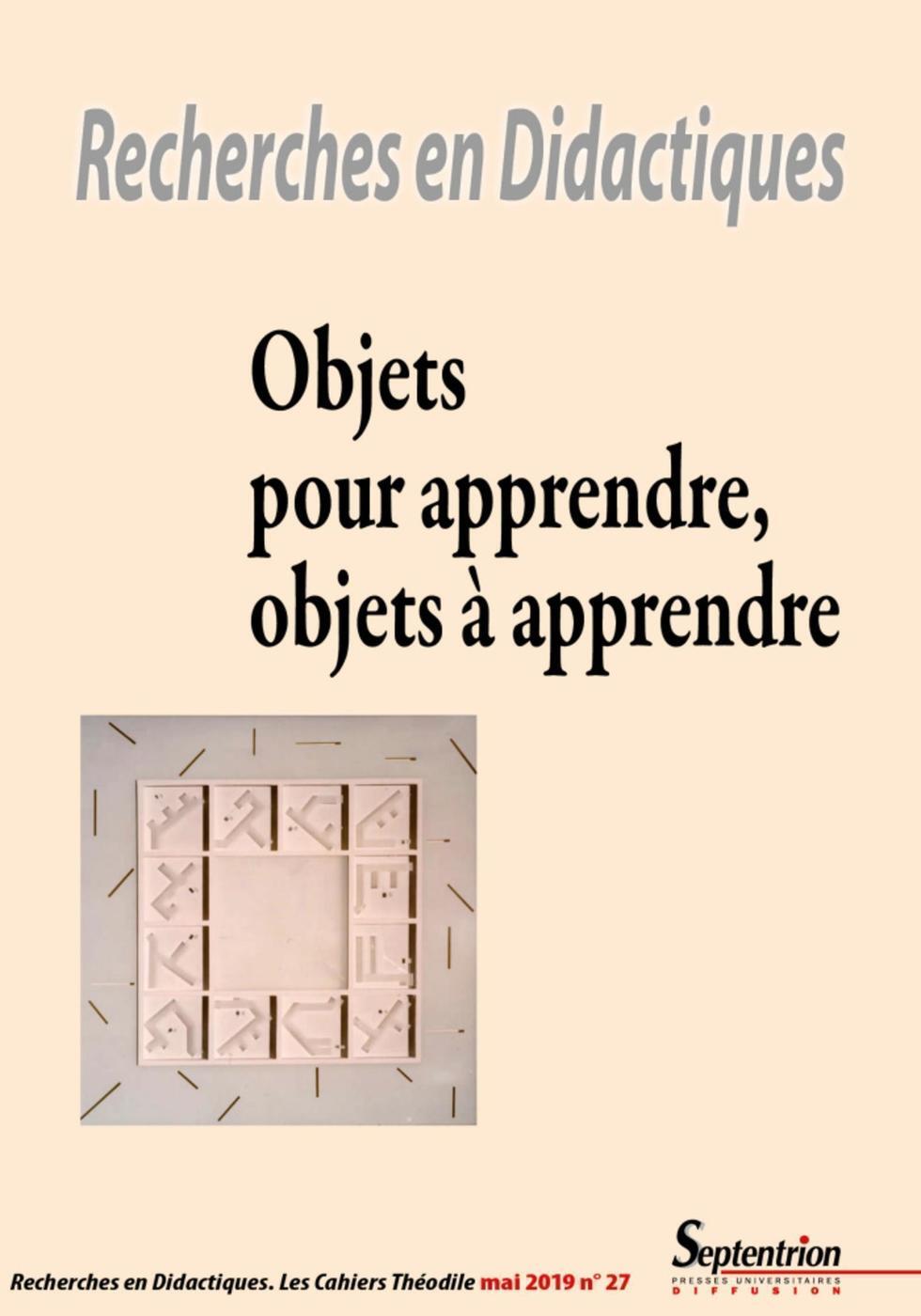 Objets pour apprendre, objets à apprendre