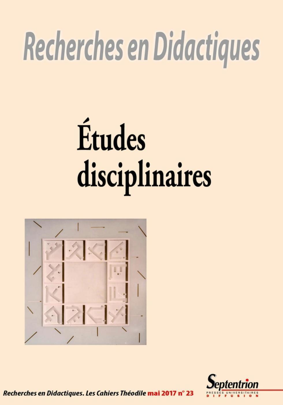 Études disciplinaires