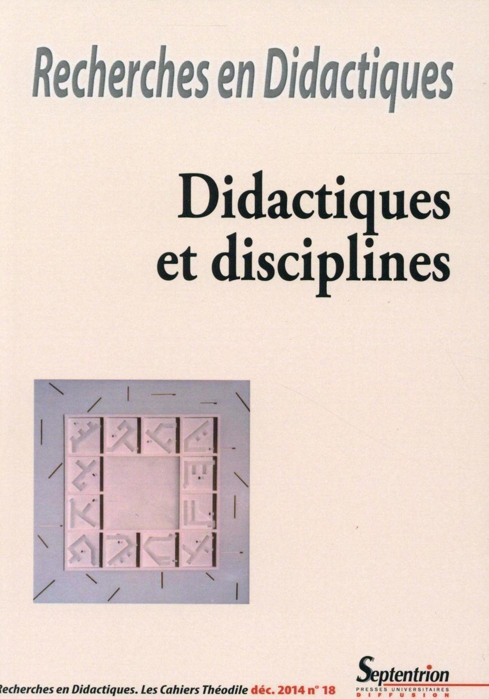 Recherches en Didactiques, n°18/décembre 2014