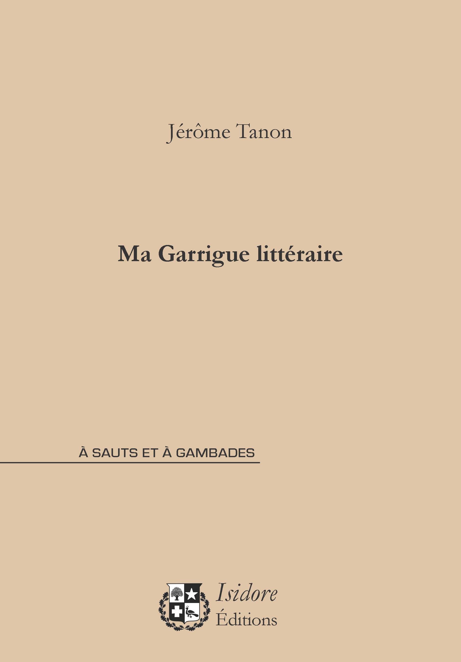 Ma Garrigue littéraire