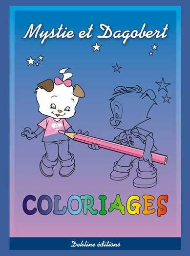 Mystie et Dagobert Coloriages