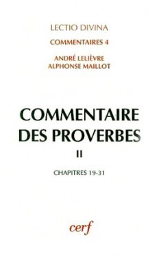 COMMENTAIRE DES PROVERBES, II