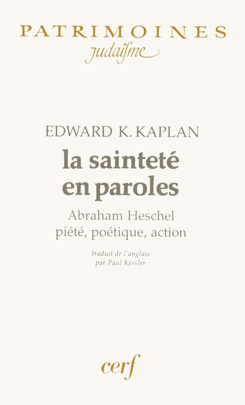 LA SAINTETÉ EN PAROLES