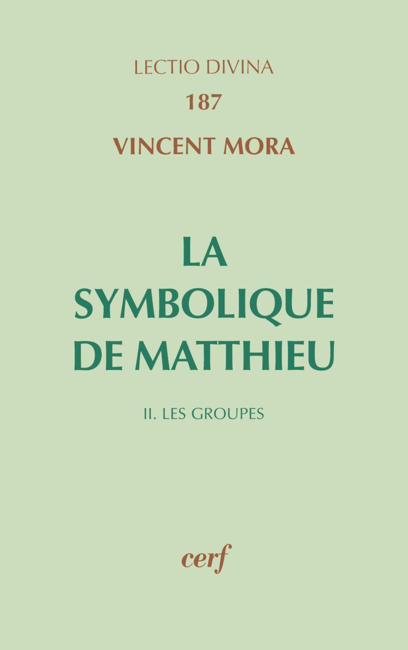 LA SYMBOLIQUE DE MATTHIEU, II