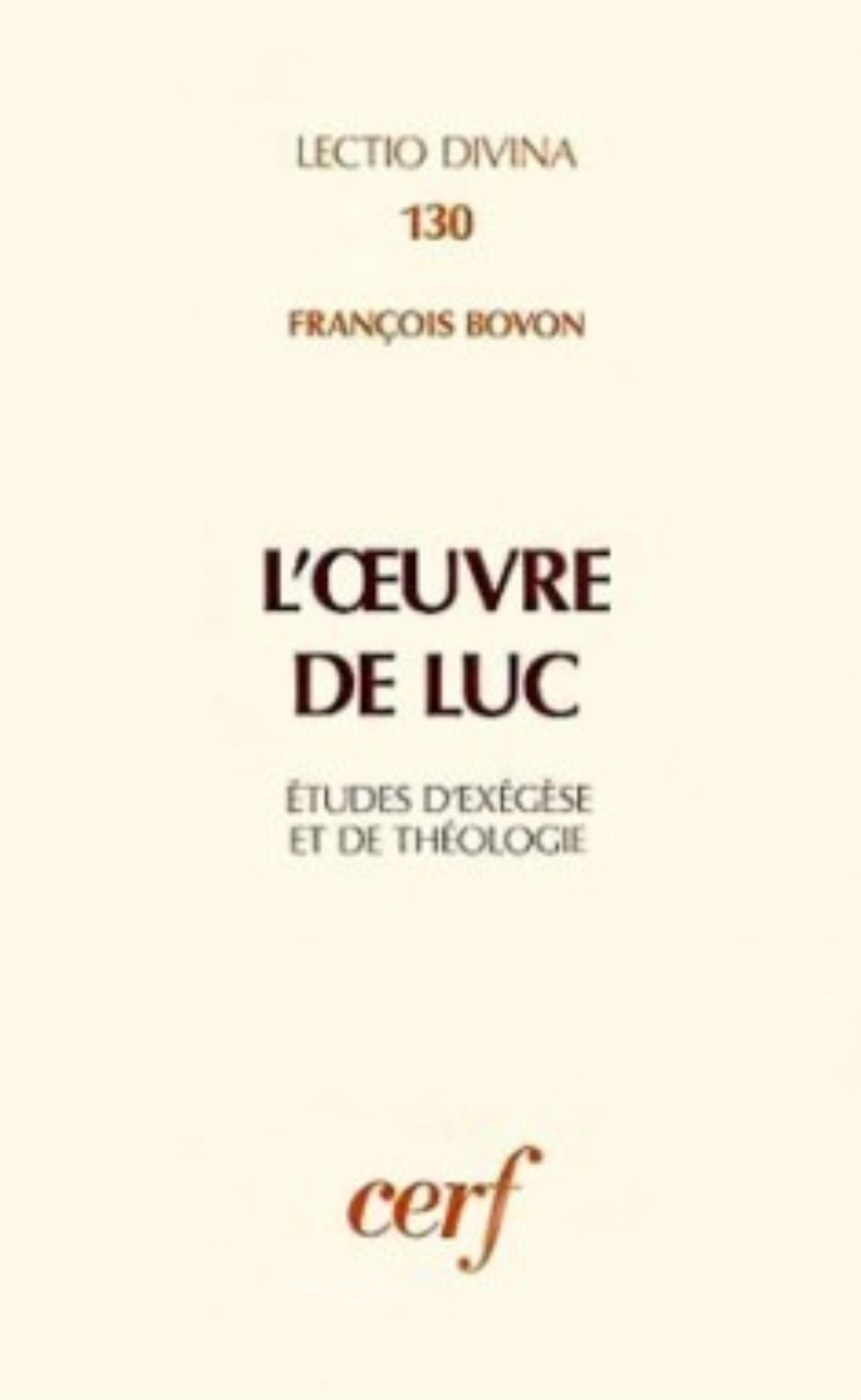 L'OEUVRE DE LUC