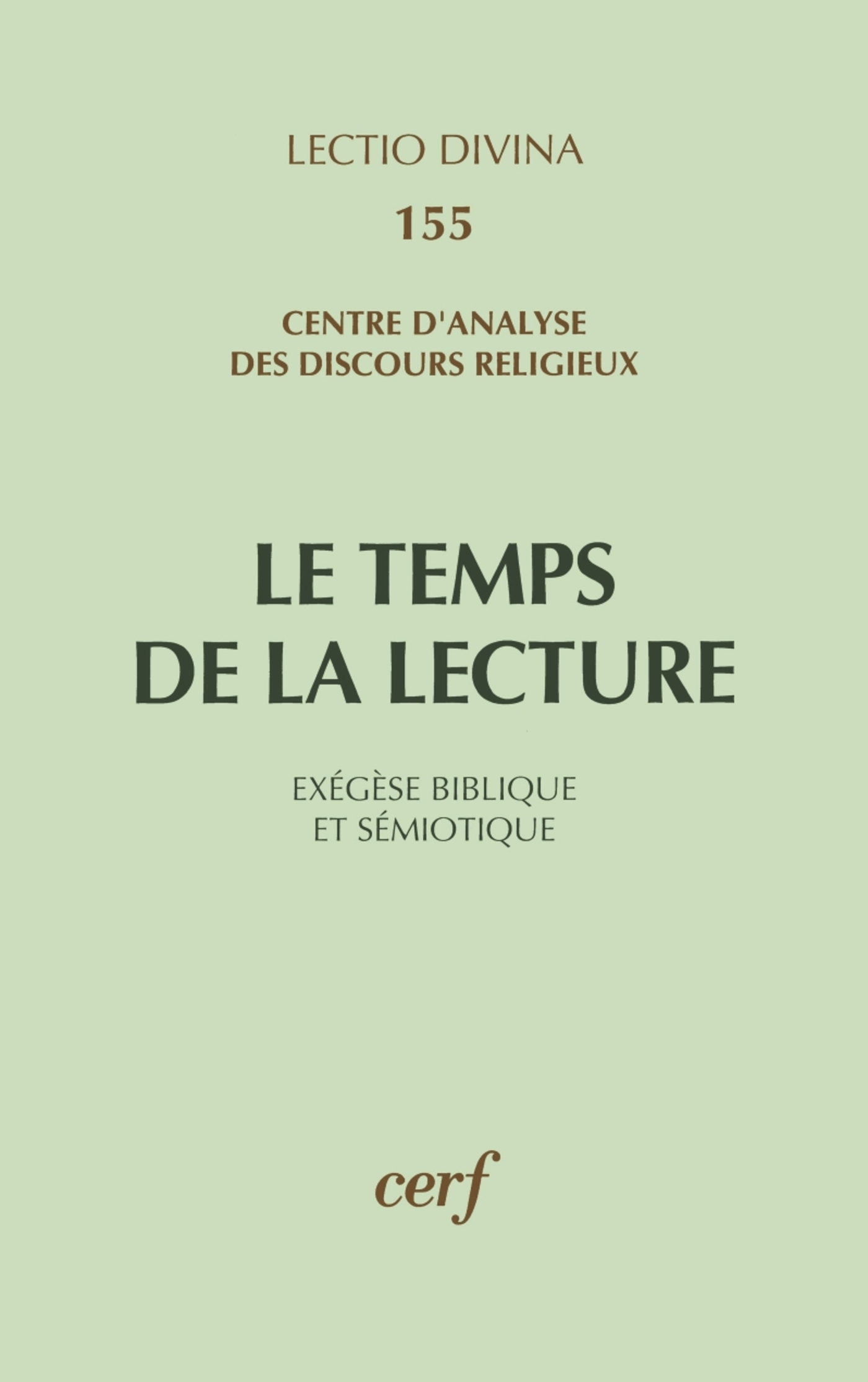 LE TEMPS DE LA LECTURE