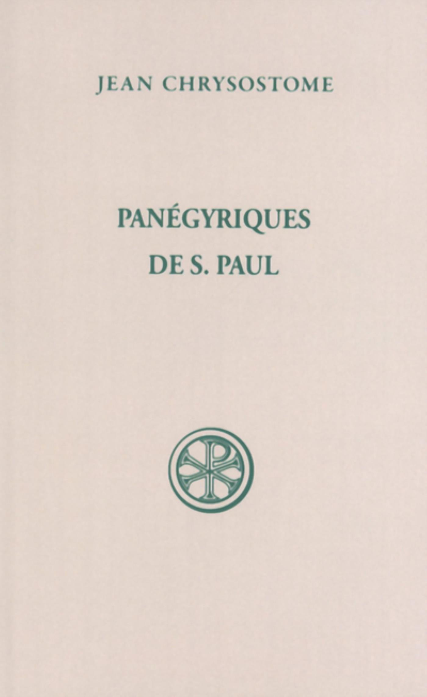 SC 300 PANEGYRIQUES DE S. PAUL