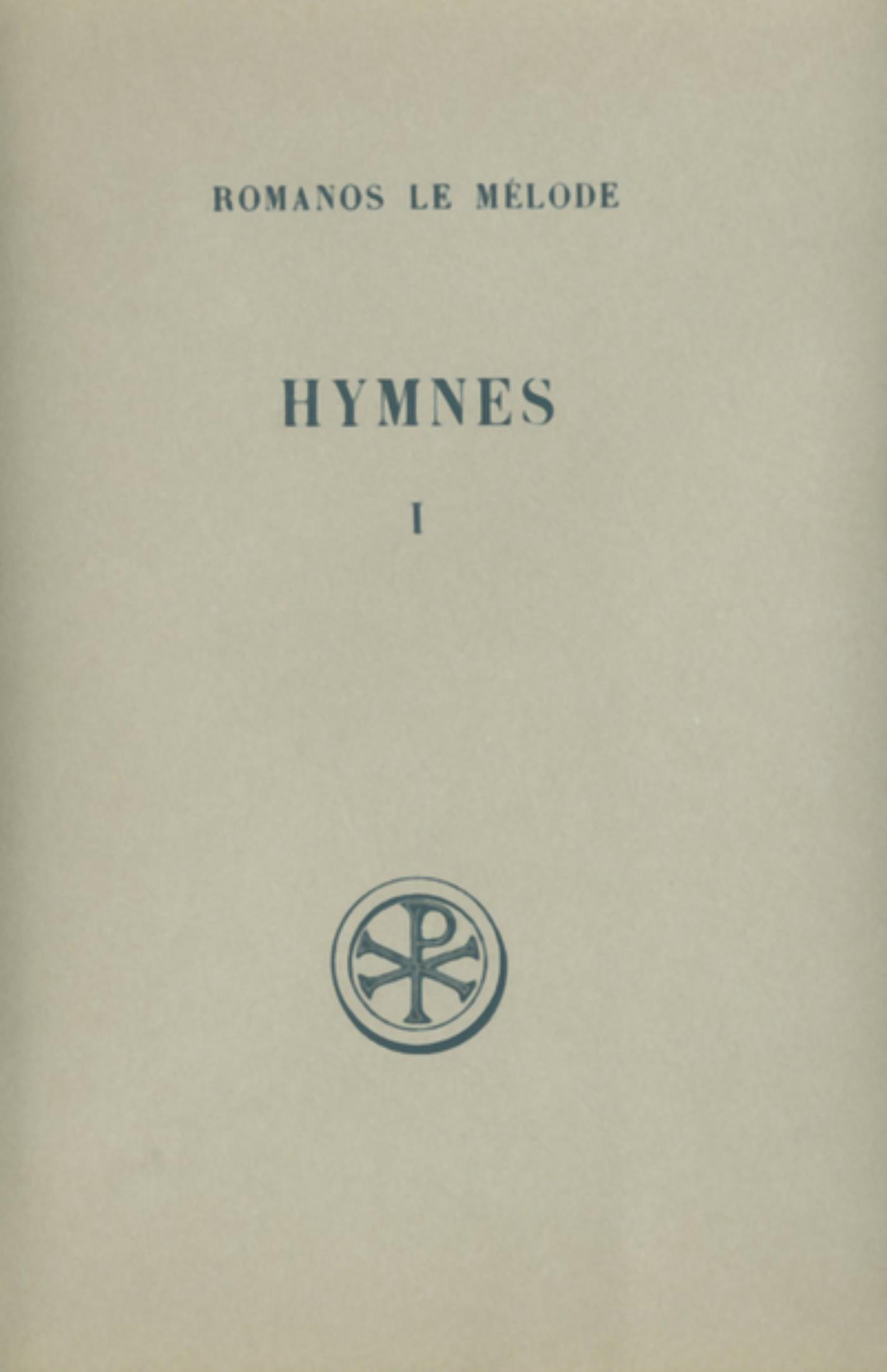 SC 99 HYMNES - TOME 1 ANCIEN TESTAMENT (I-VIII)
