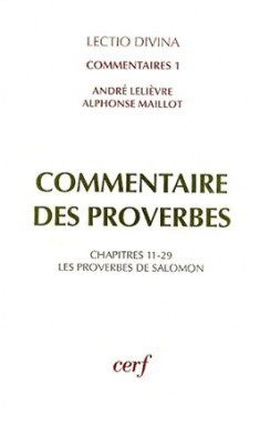 COMMENTAIRE DES PROVERBES, I