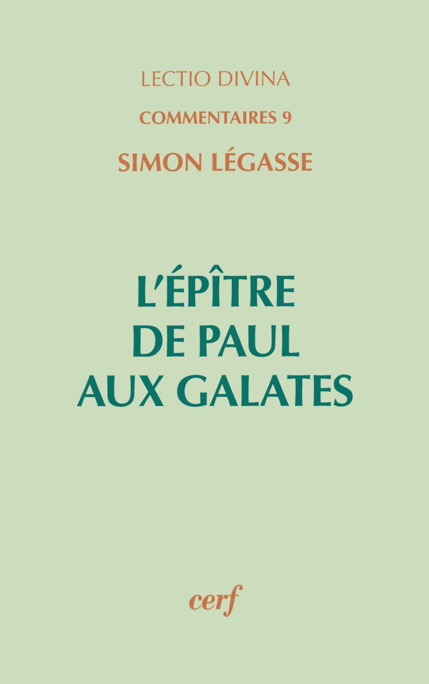L'EPITRE DE PAUL AUX GALATES