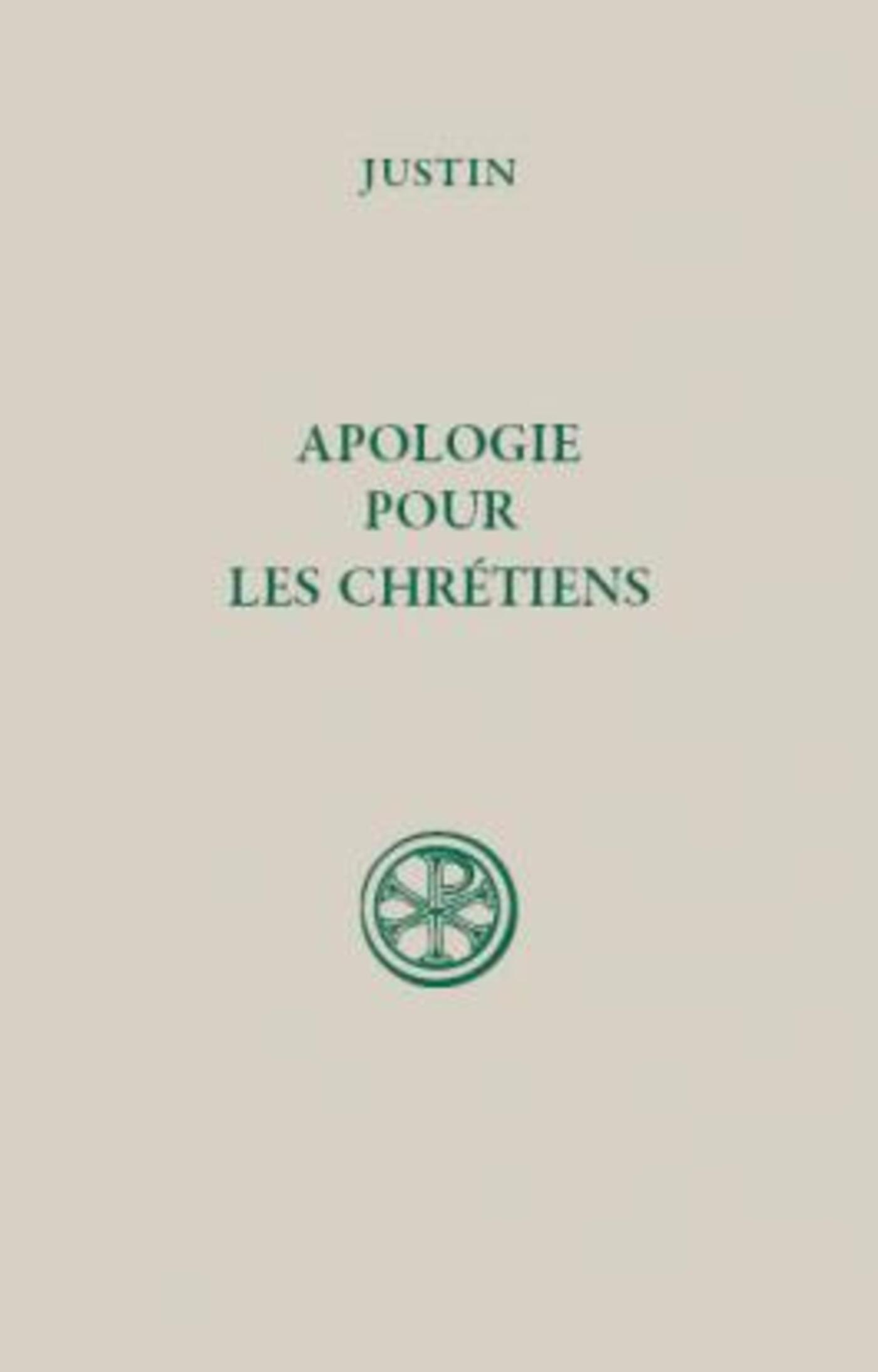 SC 507 APOLOGIE POUR LES CHRETIENS