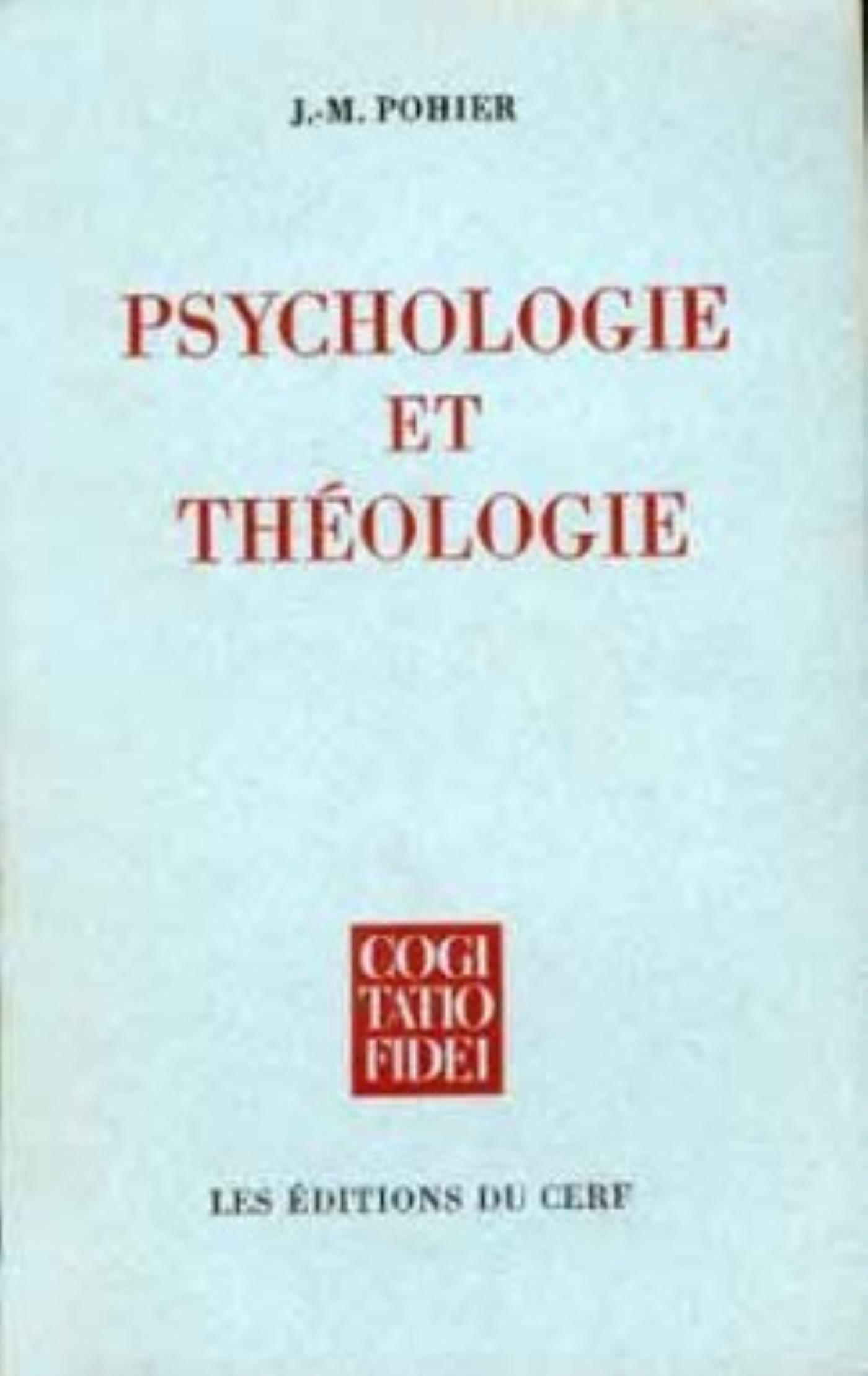 PSYCHOLOGIE ET THÉOLOGIE