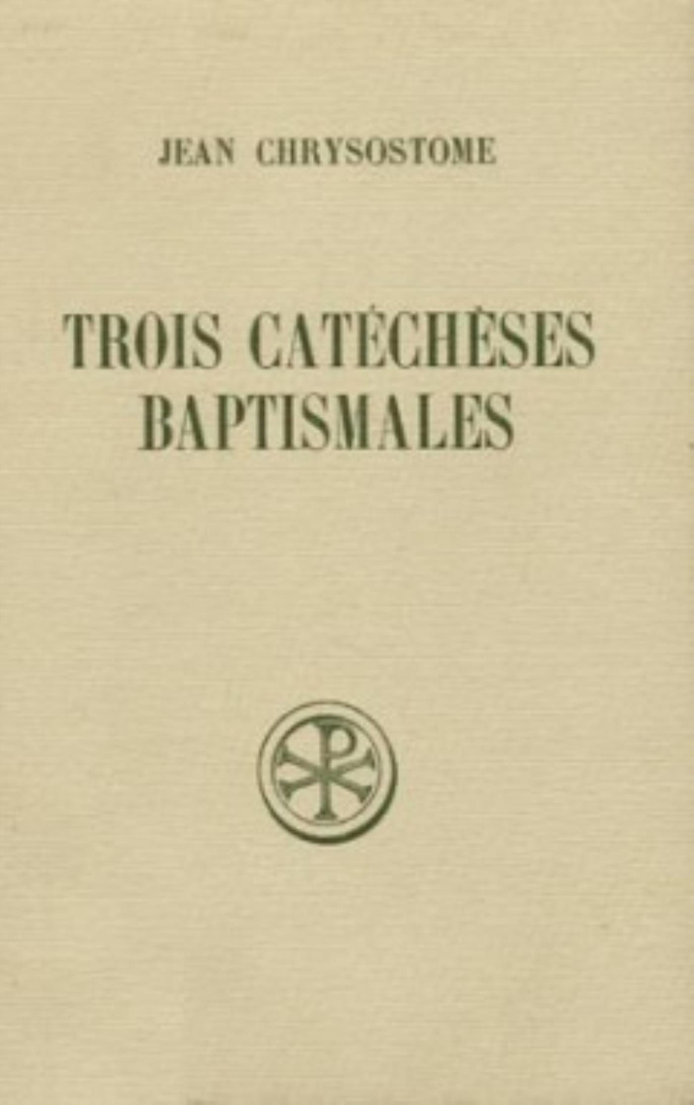 SC 366 TROIS CATECHESES BAPTISMALES