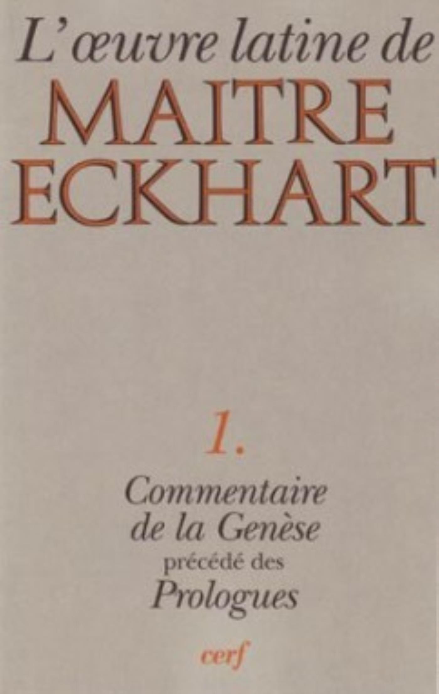 LE COMMENTAIRE DE LA GENÈSE