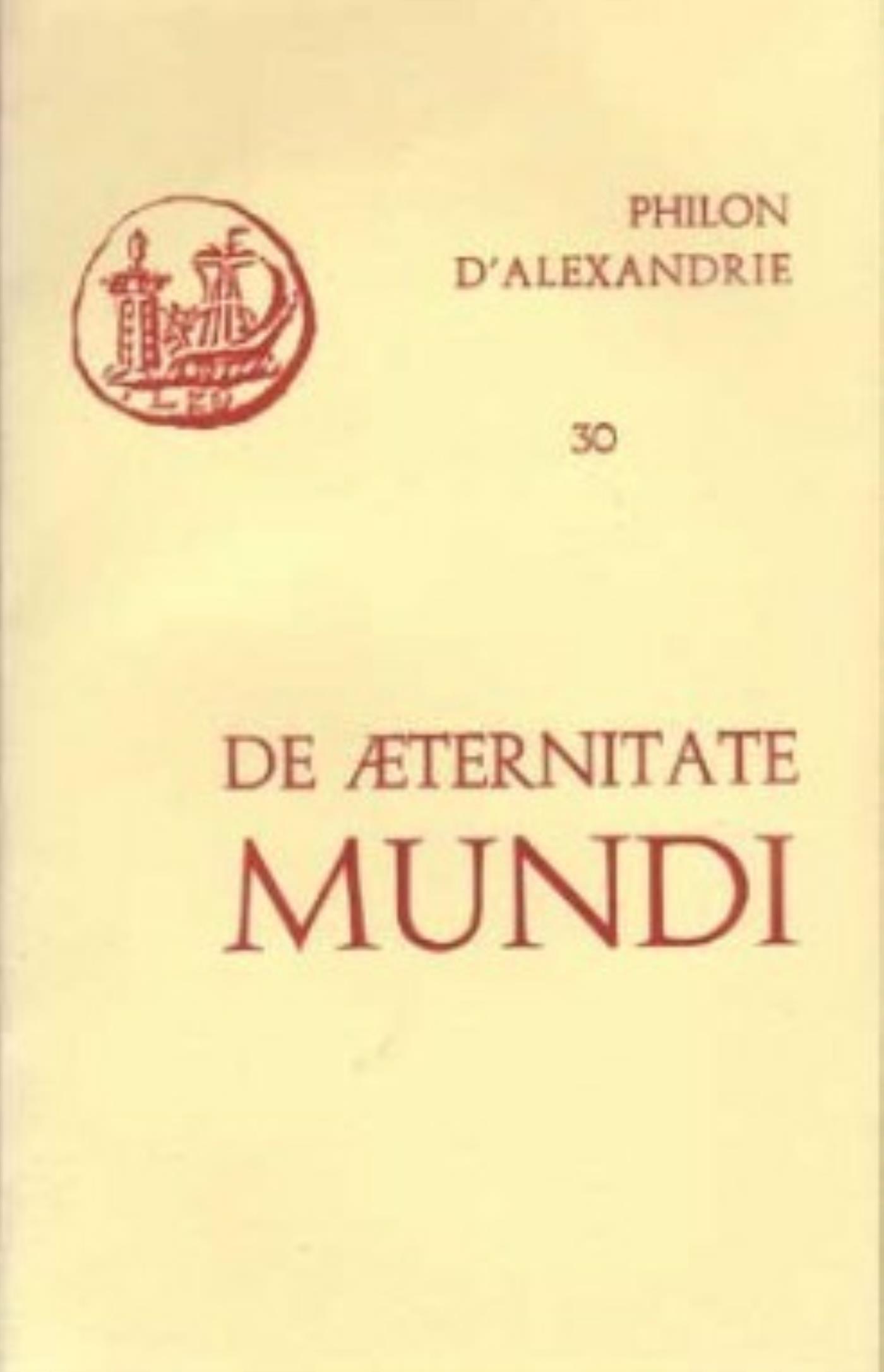 DE AETERNITATE MUNDI