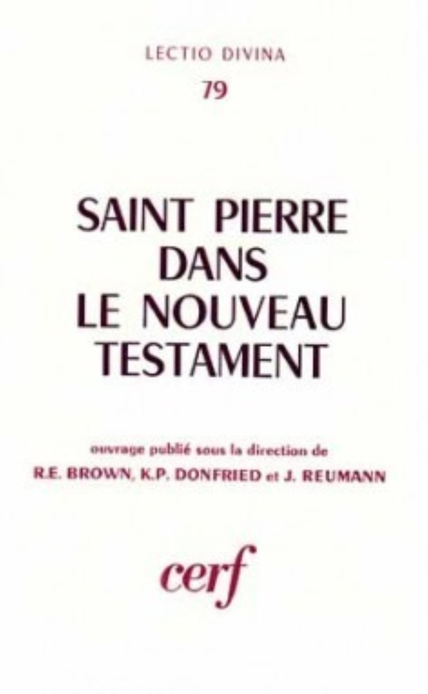SAINT PIERRE DANS LE NOUVEAU TESTAMENT