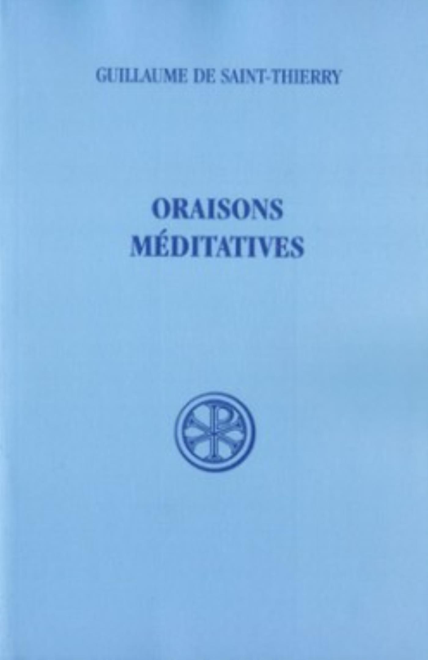 SC 324 ORAISONS MEDITATIVES