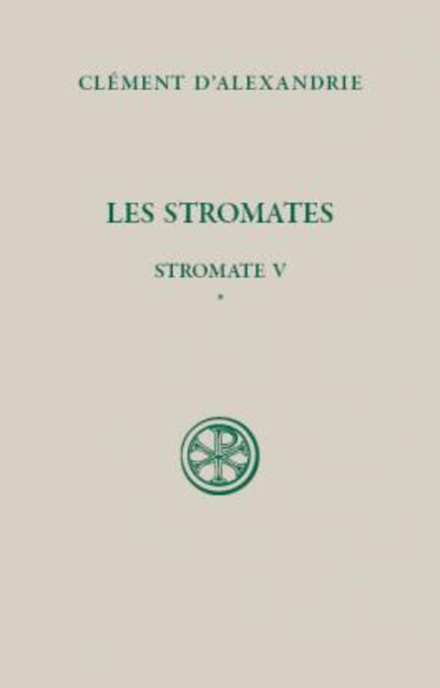 SC 278 LES STROMATES - TOME 1