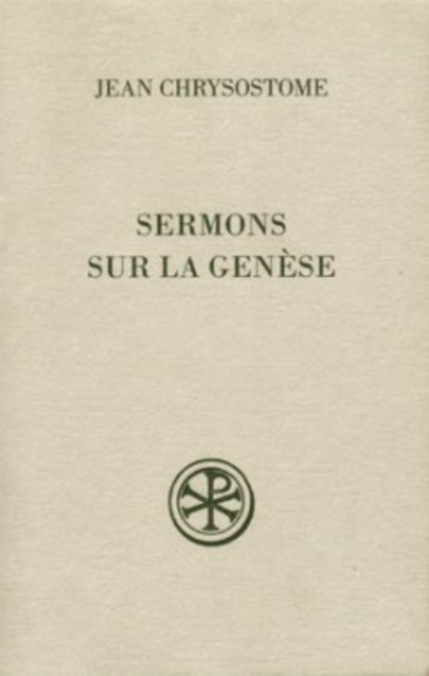 SC 433 SERMONS SUR LA GENESE