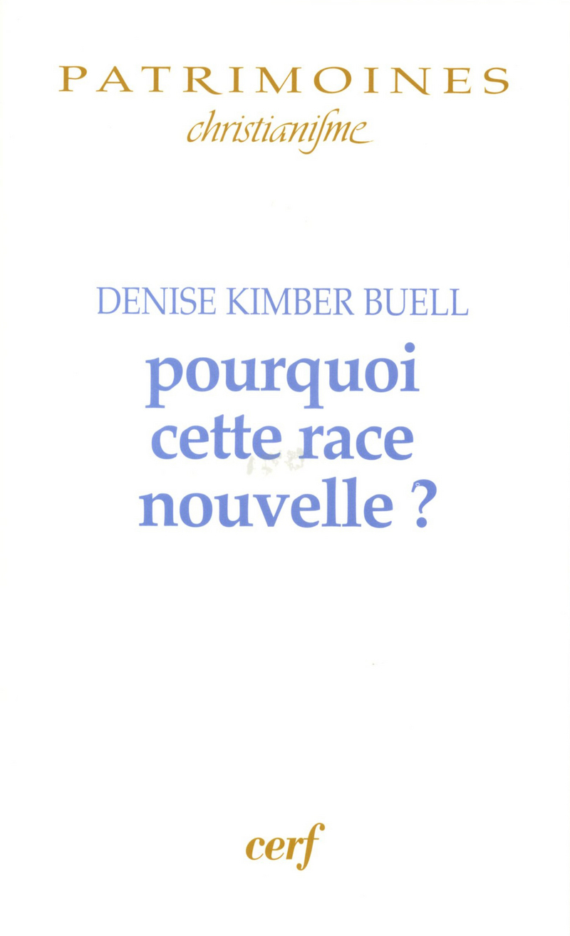 POURQUOI CETTE RACE NOUVELLE ?