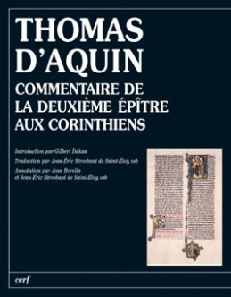 Commentaire de la deuxième Epître aux Corinthiens