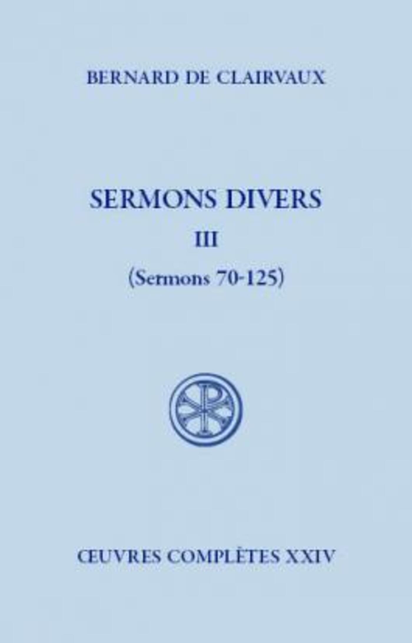 SC 545 SERMONS DIVERS, III