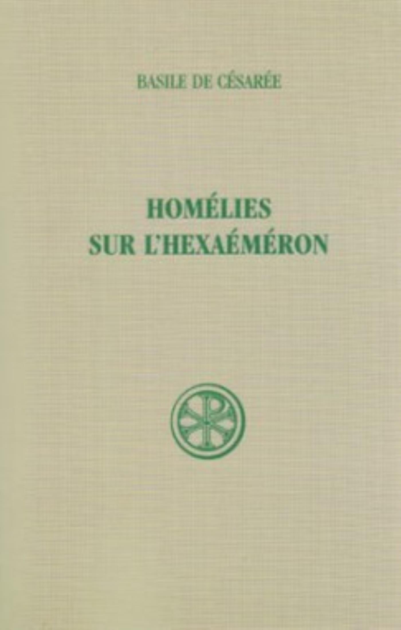 SC 26 HOMELIES SUR L'HEXAEMERON