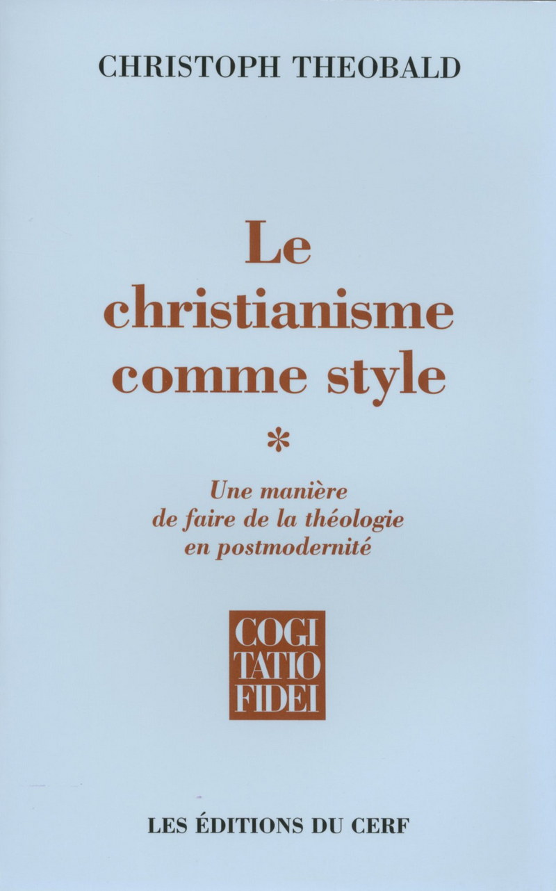 LE CHRISTIANISME COMME STYLE, 1