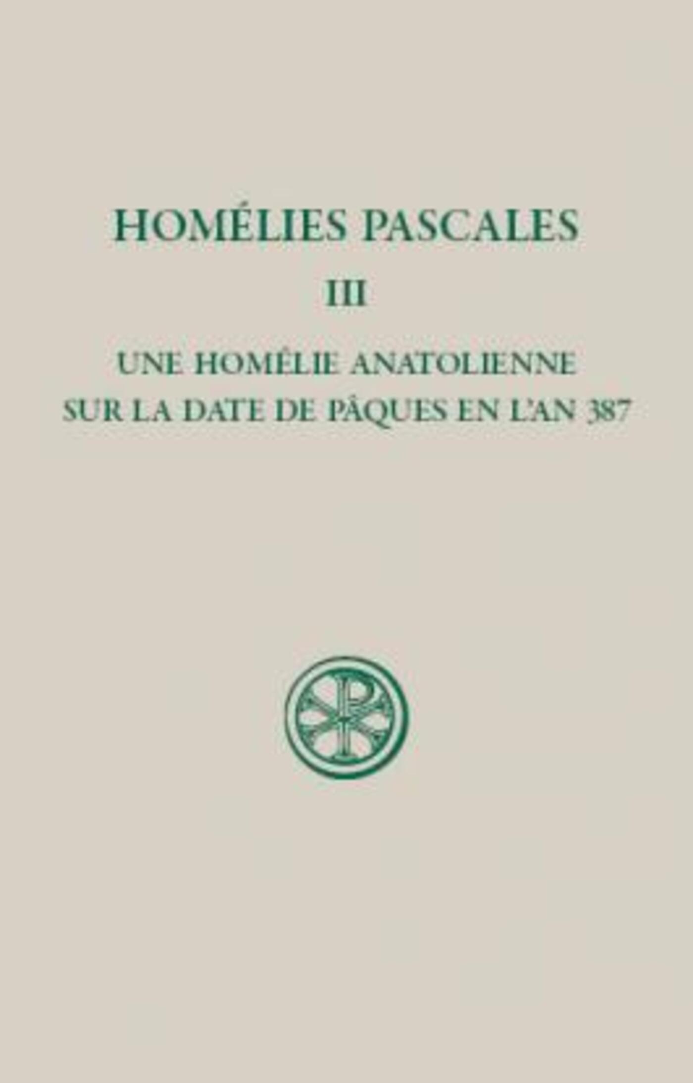 SC 48 HOMELIES PASCALES - TOME 3