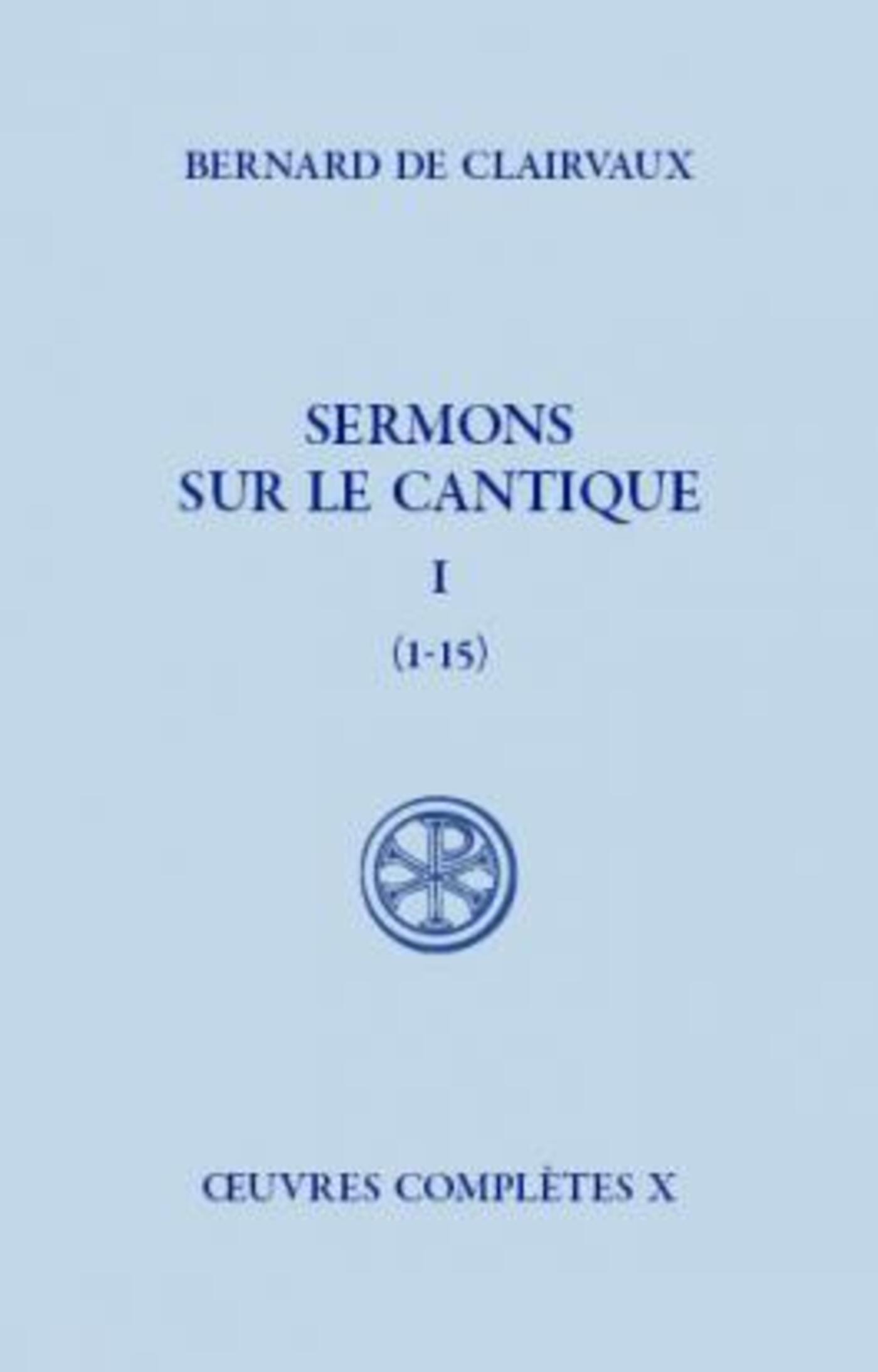SC 414 SERMONS SUR LE CANTIQUE, I