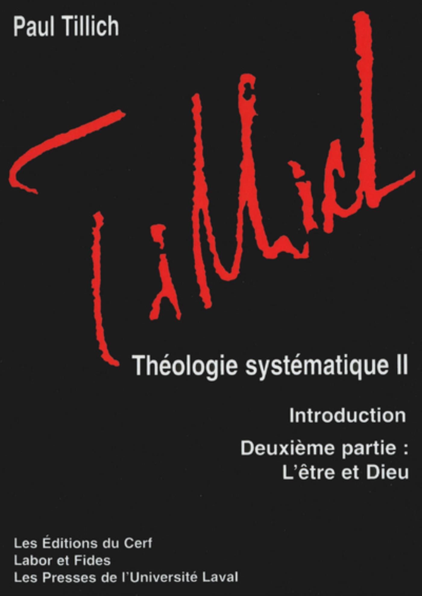 THEOLOGIE SYSTEMATIQUE - TOME 2