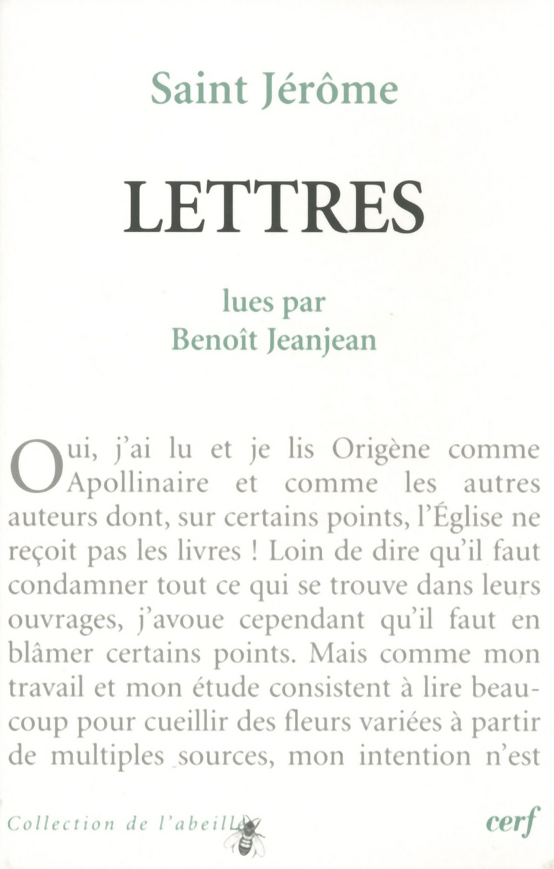 LETTRES DE SAINT JÉRÔME
