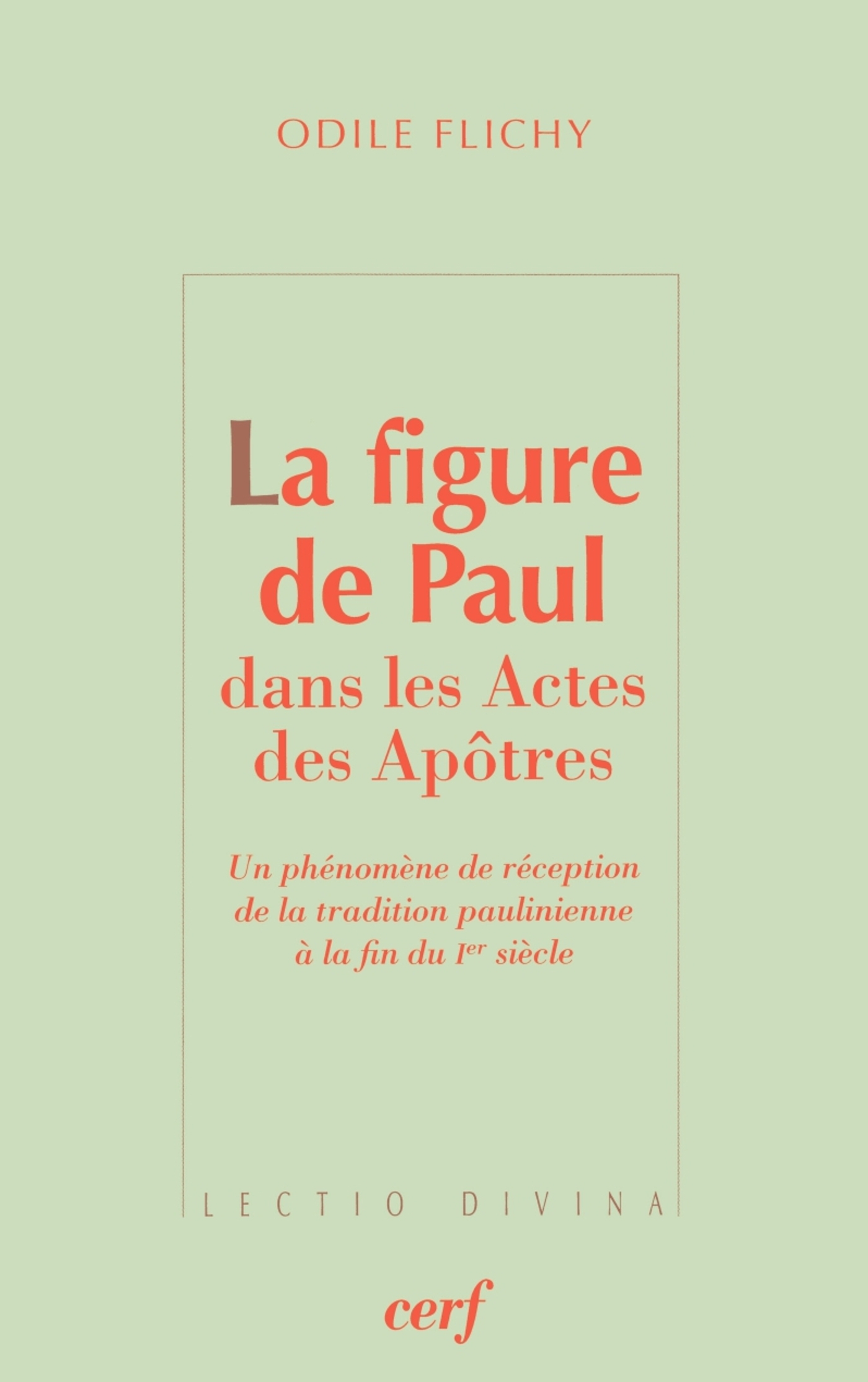 LA FIGURE DE PAUL DANS LES ACTES DES APOTRES