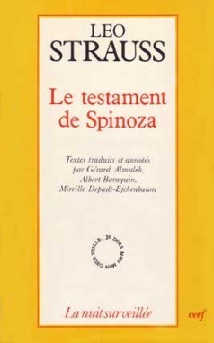 LE TESTAMENT DE SPINOZA