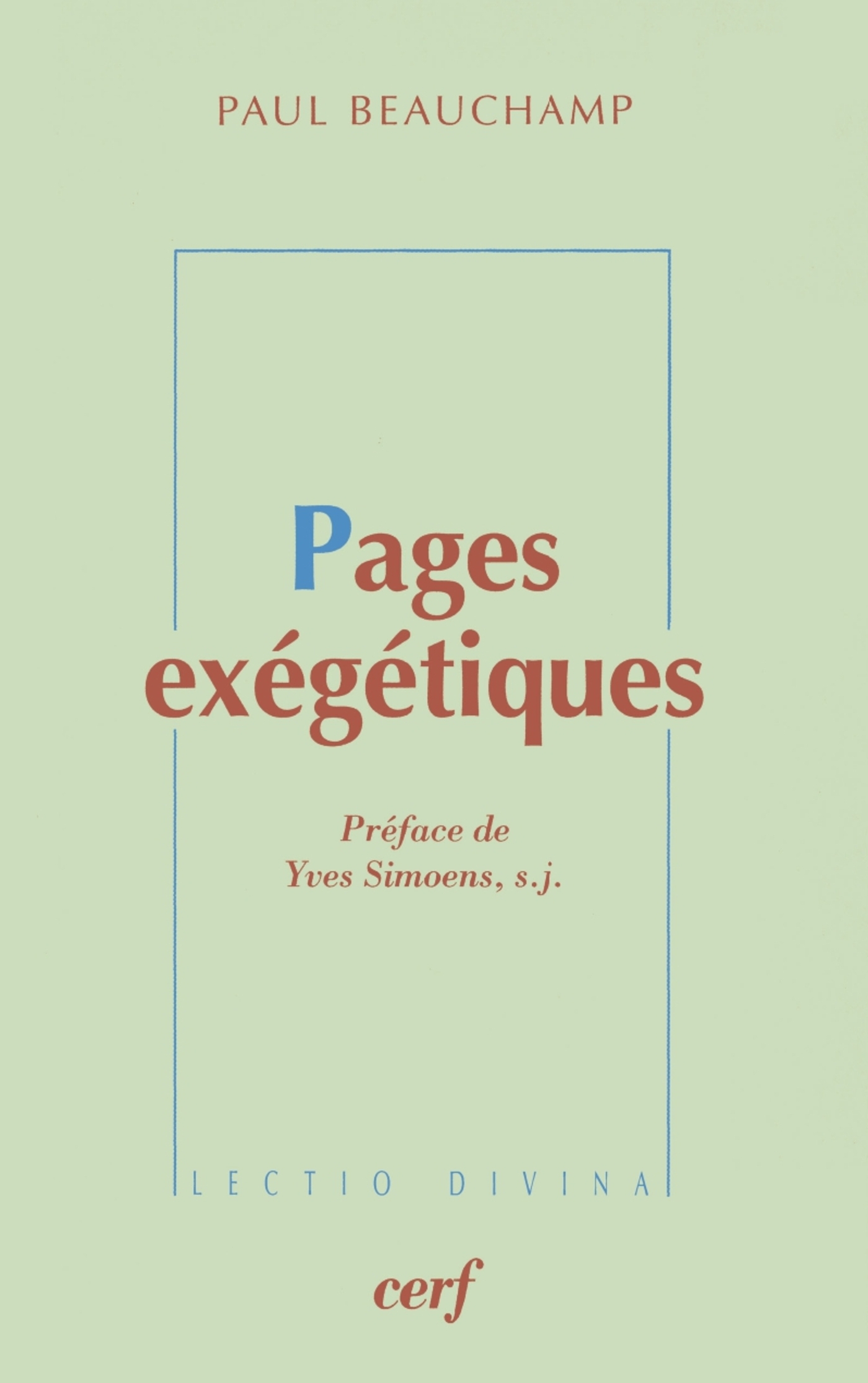 PAGES EXEGETIQUES