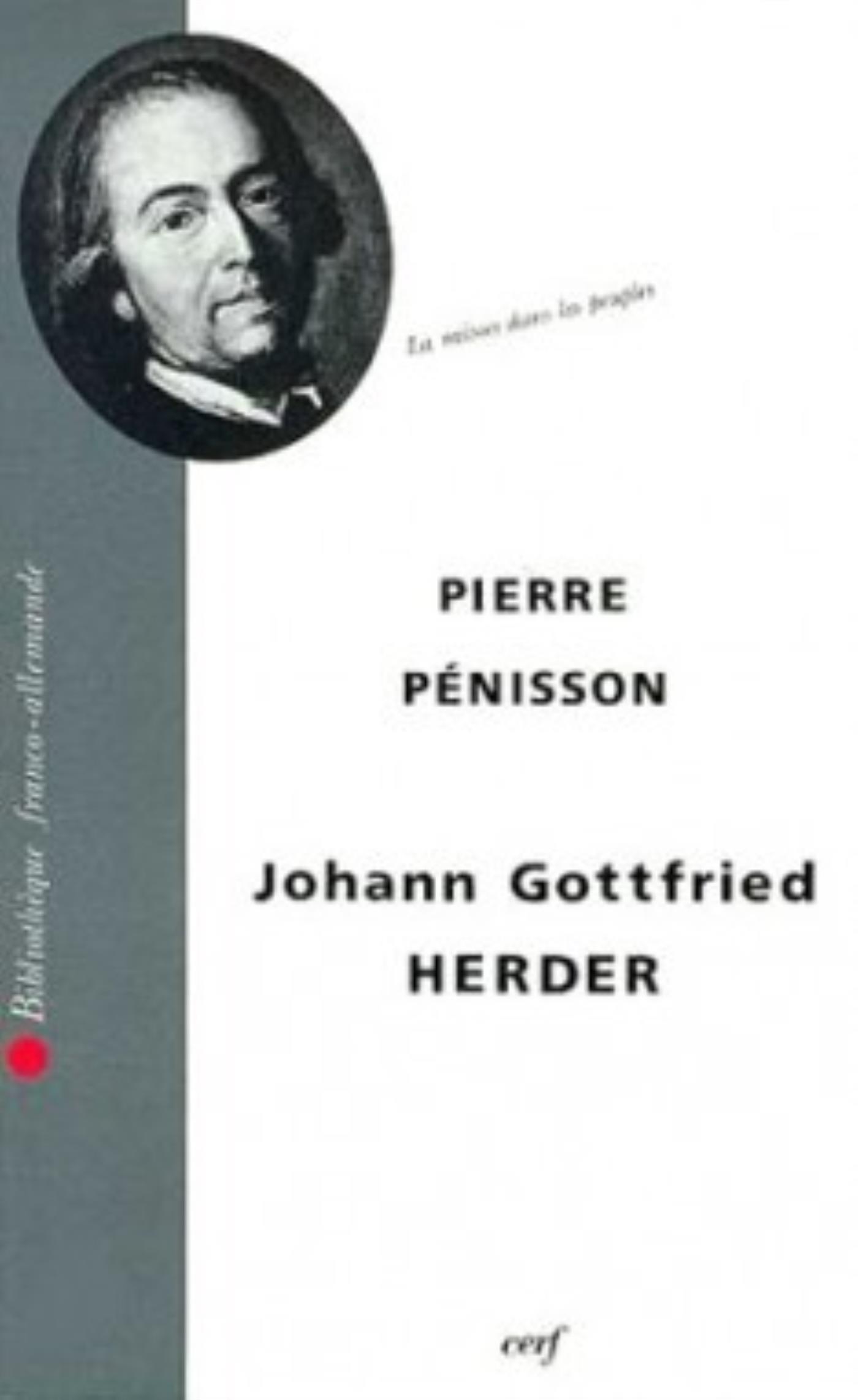 JOHANN GOTTFRIED HERDER - LA RAISON DANS LES PEUPLES