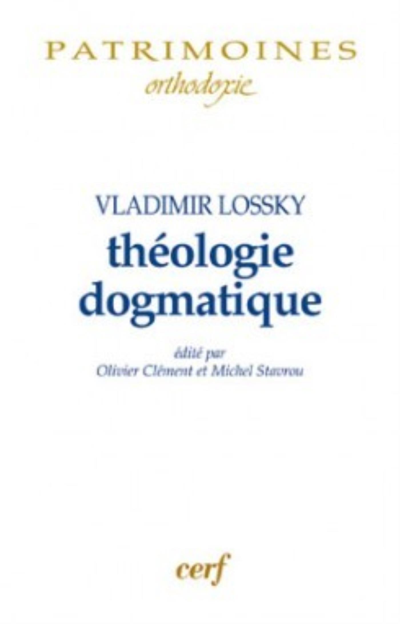 THEOLOGIE DOGMATIQUE