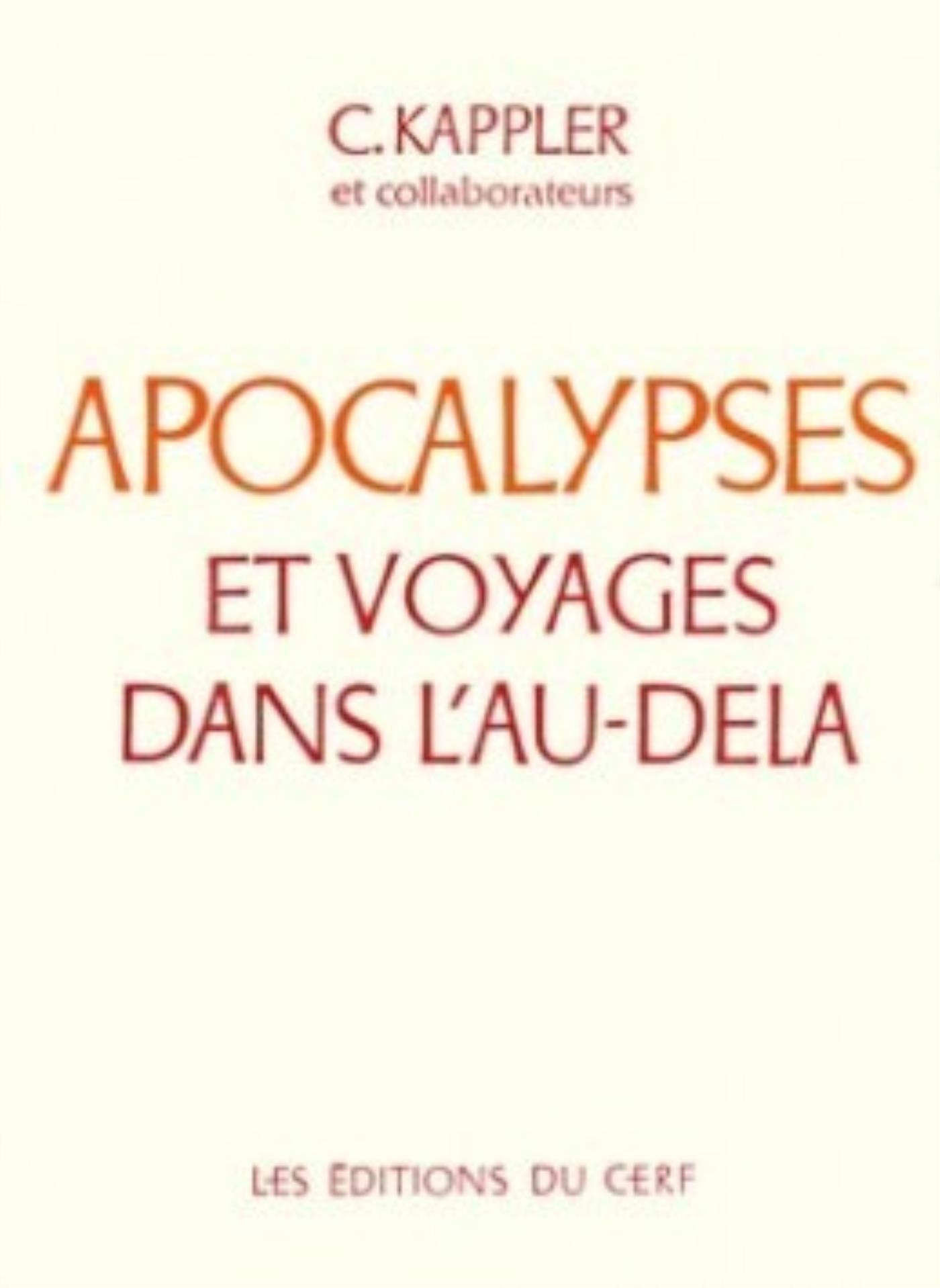 APOCALYPSES ET VOYAGES DANS L'AU-DELÀ
