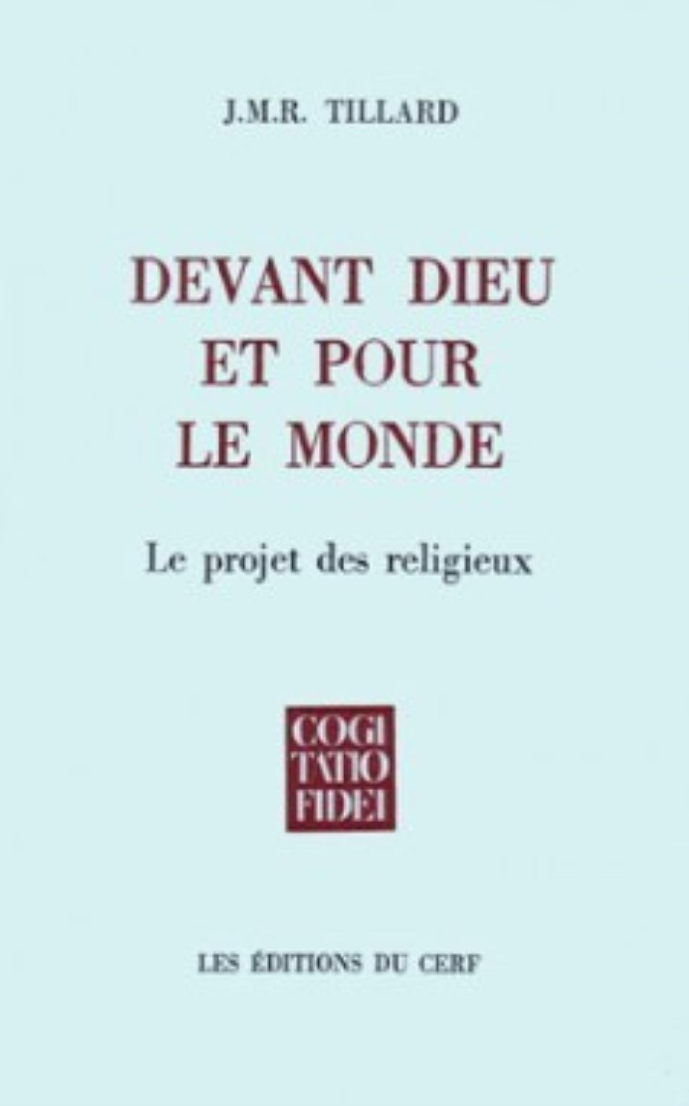 DEVANT DIEU ET POUR LE MONDE