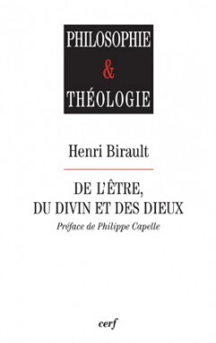 DE L'ÊTRE, DU DIVIN ET DES DIEUX